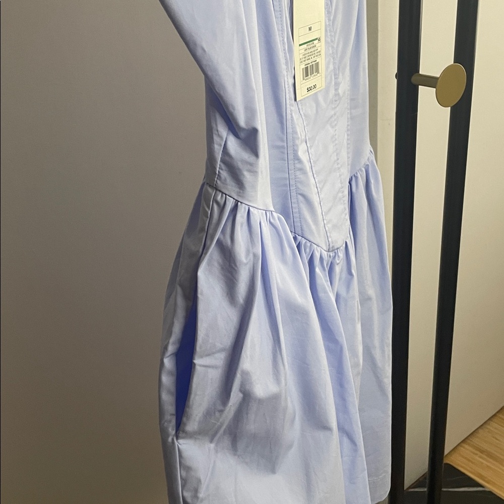 New Pastel Blue Corset Sundress Sz M - Picture 4 of 4